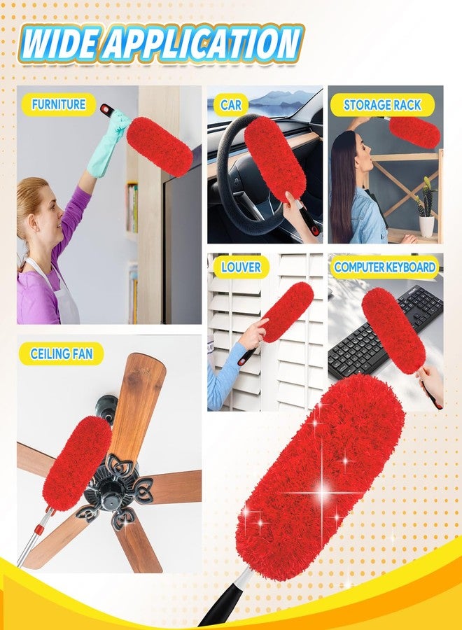 KEEPOW Reusable Microfiber Duster Refills Compatible with OXO Duster, Washable Dusters Refill Compatible with Good Grips Microfiber Extendable Dusters for Cleaning, 2 Pack(Handle is Not Included) - Image 4
