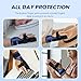 YiYame Pinky Finger Splint Trigger Finger Splint for Ring Finger 4th or 5th Broken Finger Splint Metacarpal Finger Splint for Boxers Fracture Ulnar Nerve Arthritis Fits Left Right Hand L - Image 4