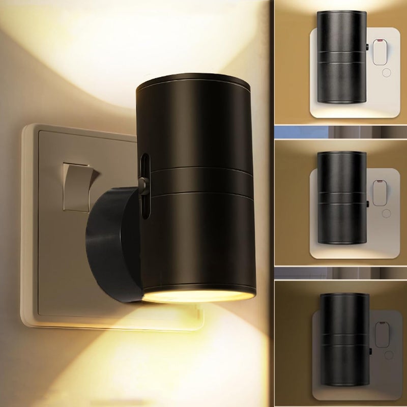 Yakiter Night Light with Dusk to Dawn Sensor, Adjustable Brightness, Soft White 3000K - Image 1