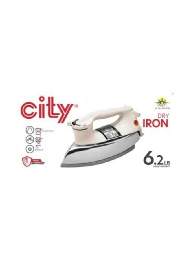 City Dry Iron - 1000 Watt - 240V - Fast Heating and Perfect Ironing for Clothes - Image 1