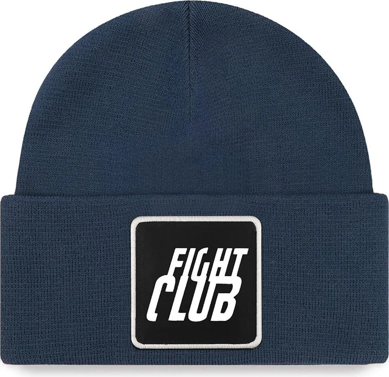 Blackbörk V1 Acrylic Fight Club - Unisex Indigo Beanie with 11SB Code Logo