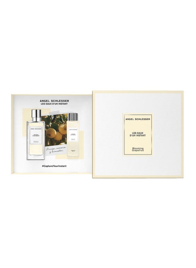 Les Eaux D'Un Instant Blooming Grapefruit Gift Set EDT 100 + SG 100ml Unisex
