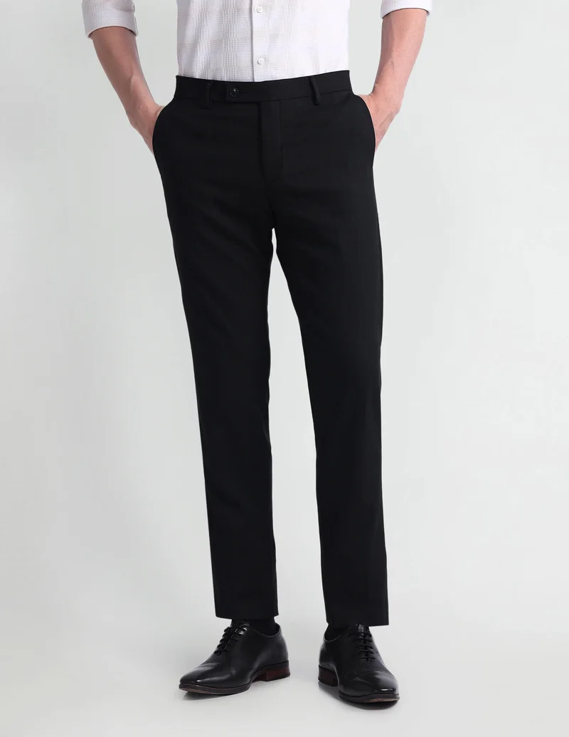 Arrow Dobby Tailored Fit Trousers