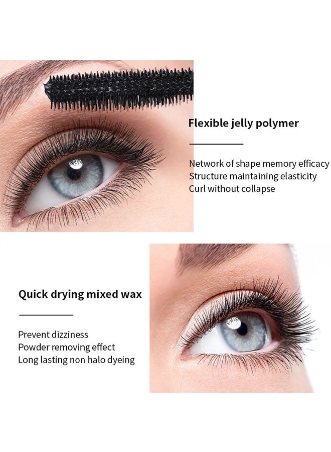 SHEDOES The Colossal Volum Express Mascara,Large Capacity Mascara, Quick Drying, Water-Resistant Sweat-Proof, Easy-to-Remove Mascara Black - 10ML - Image 4