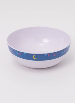 Bright Designs Ramadan Melamine Round Serving Bowl with fourk and spoon7artna  - Image 2