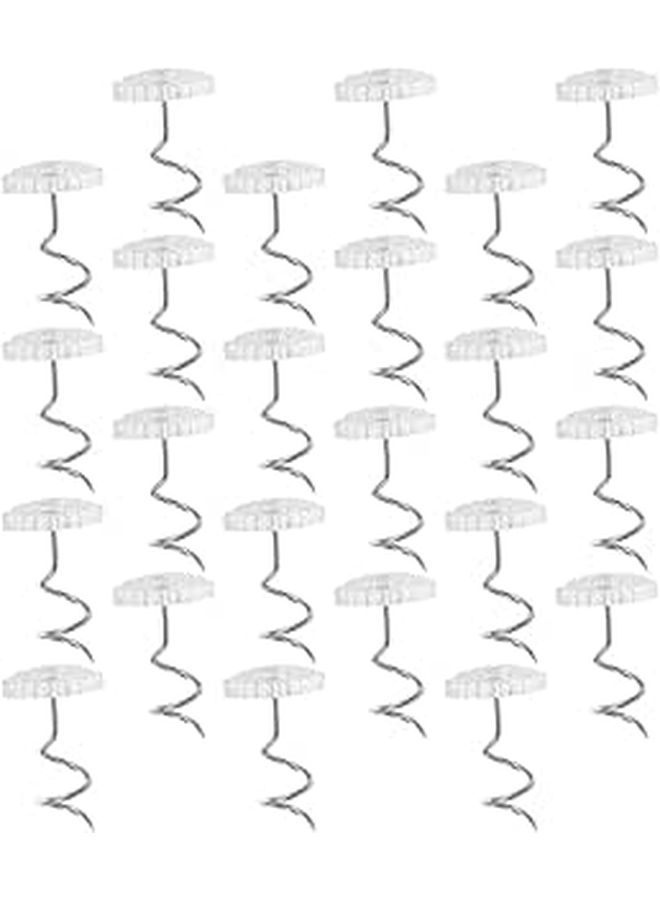 50 Pcs Plastic Spiral Sofa Tacks Anti Slip Furniture Pins For Bed Sheet Fastening Home Bedding - Image 1