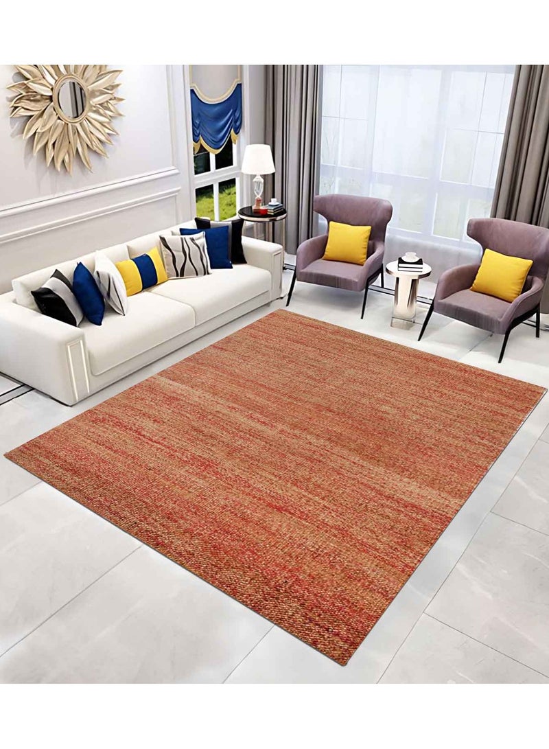EVELYN - JUTE RUG - 200X300 CM- ORANGE - Image 1
