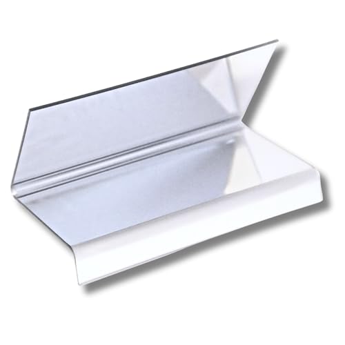 Make It Rite Mirror 8" Wide 2-Way Make It Rite Mirror for Face Down Vitrectomy Eyesight and Proning Lung Recovery | Easy to Watch TV During Face Down Recovery - Image 1
