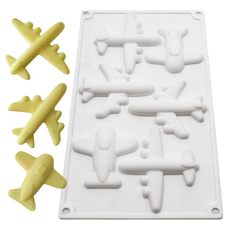 TUKE Airplane Silicone Mold DIY Party Cupcake Topper Fondant Cake Decorating Tools Candy Clay Chocolate Gumpaste Molds 1PCS - Image 4