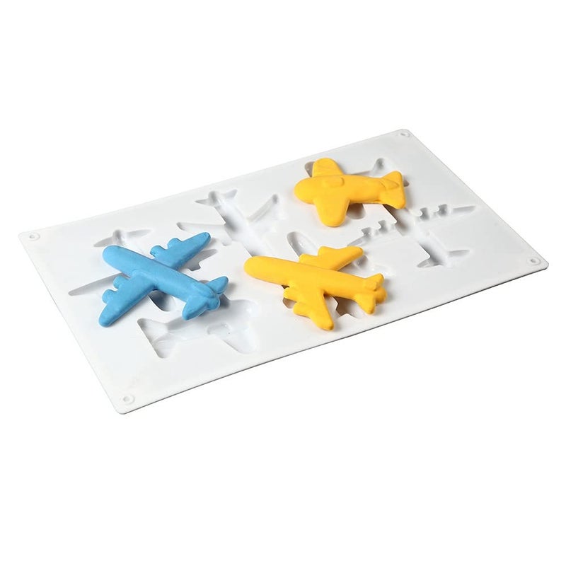 TUKE Airplane Silicone Mold DIY Party Cupcake Topper Fondant Cake Decorating Tools Candy Clay Chocolate Gumpaste Molds 1PCS - Image 5