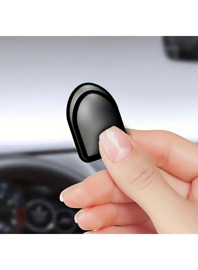 10 Pack Black Multi Purpose Mini Car Hooks Strong Adhesive Drill Free Interior Organizer - Image 2