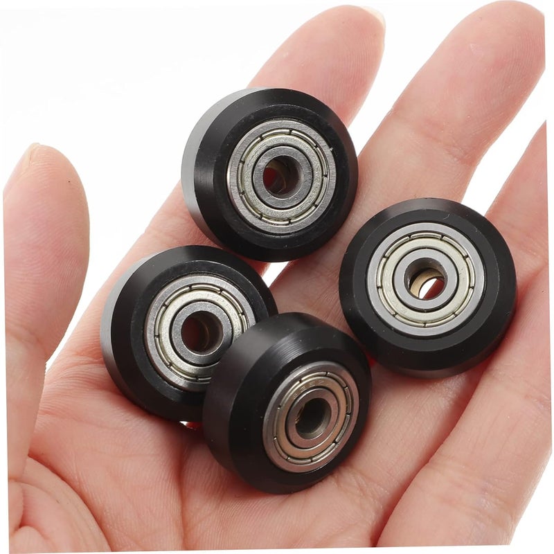 4pcs Printer Parts Passive Round Roller Printer Pulley Wheels Metal Bearings - Image 4