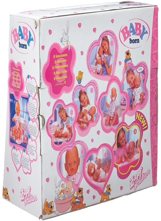 Baby Born Doll with Accessories and 8 Functions - 2630