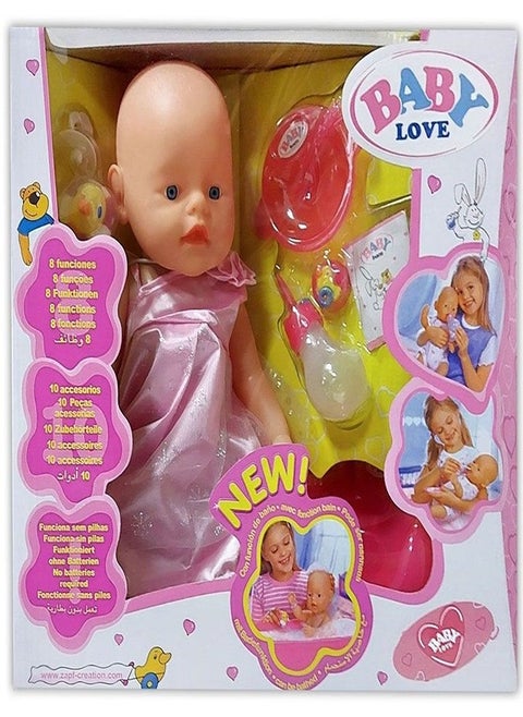 Baby Born Doll with Accessories and 8 Functions - 2630