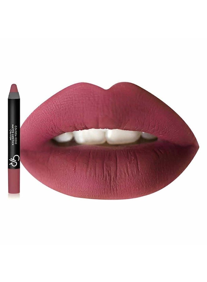 جولدن روز قلم أحمر شفاه مطفي بلون الورد الذهبي - رقم 8 - Image 3