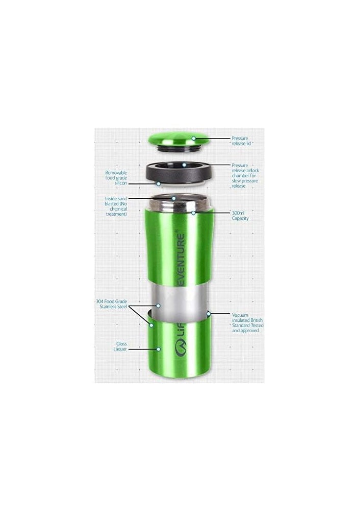 Lifeventure 9530Mg Thermal Mug - 300ml Insulated Stainless Steel - Image 2