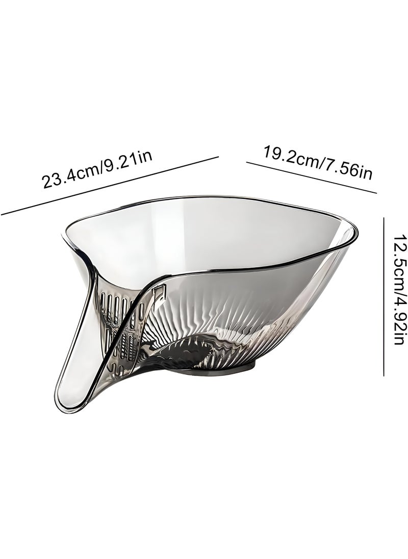 Generic - Acrylic Strainer Basket, Multifunctional Drain Basket, Draining Tray With Funnel, Versatile Drainage Basket For Kitchen And Bathroom - Image 1