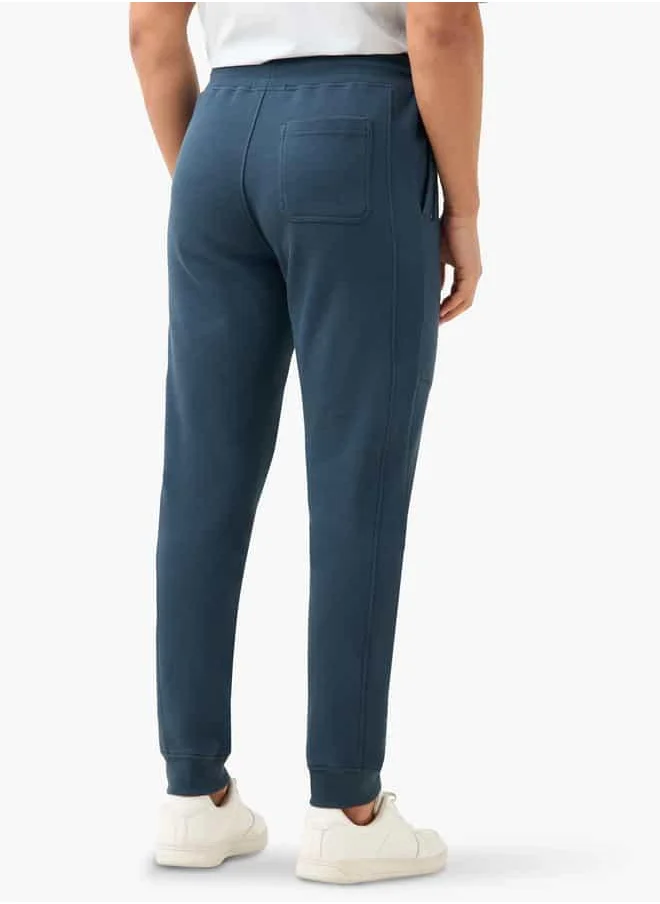 Iconic Iconic Flexi Waist Joggers with Drawstring Closure