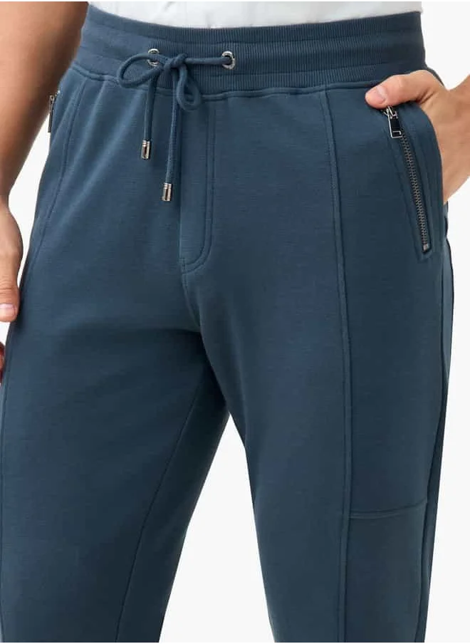 Iconic Iconic Flexi Waist Joggers with Drawstring Closure