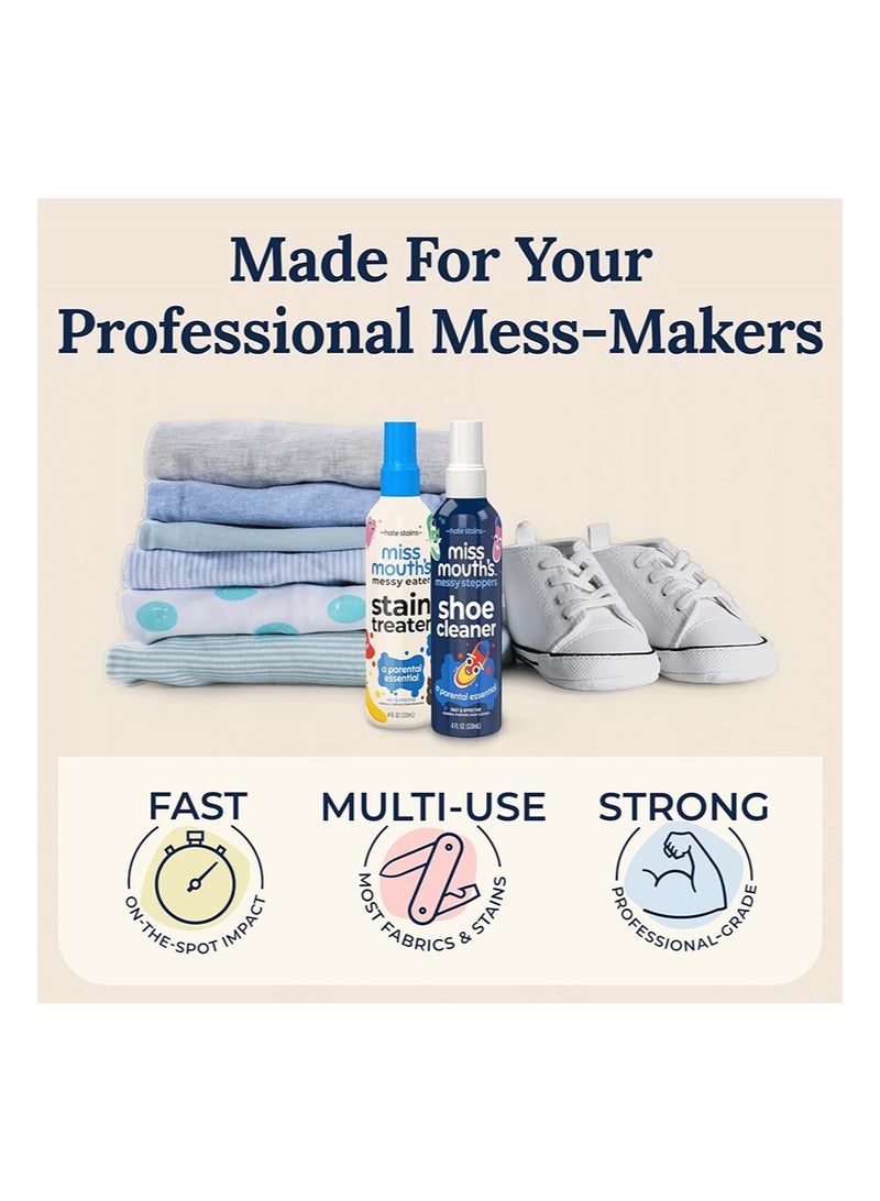 Miss Mouth's Messy Eater Stain Treater and Messy Steppers Shoe Cleaner Starter Pack - Image 5