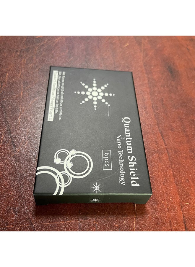 Quantum Shield Mobile Phone Computer Anti-radiation Stickers Shield Silver Round Stickers A Box Of 6 (no Reflection)-Color:Silver (non-reflective) - Image 5