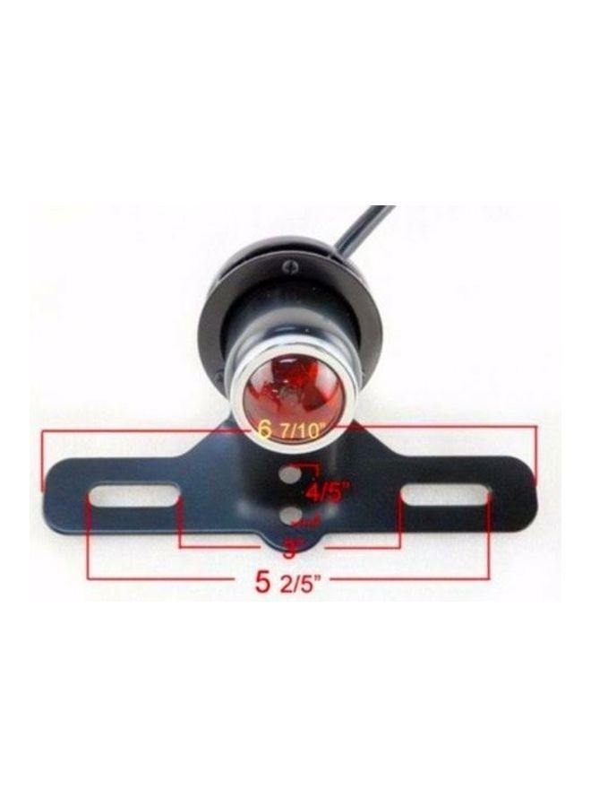Loquat Retro Motorcycle ABS Tail Brake Light Lamp for Bobber Chopper Cafe Racer CB Lampshade Color Red - Image 3
