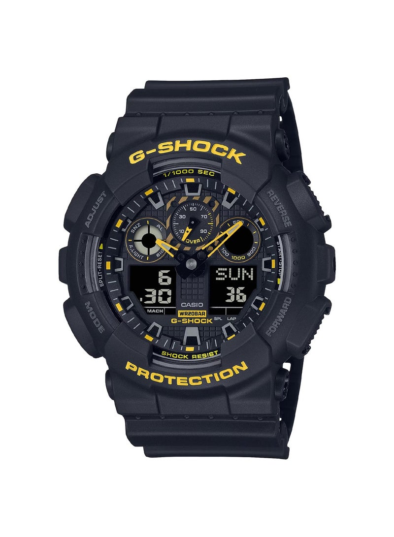 G-SHOCK G-Shock Casual Men's Analog & Digital Black Watch GA-100CY-1ADR  - Image 1