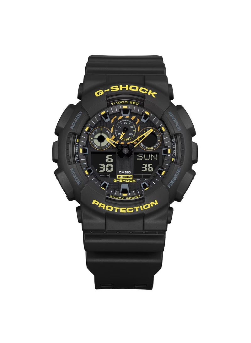 G-SHOCK G-Shock Casual Men's Analog & Digital Black Watch GA-100CY-1ADR  - Image 5