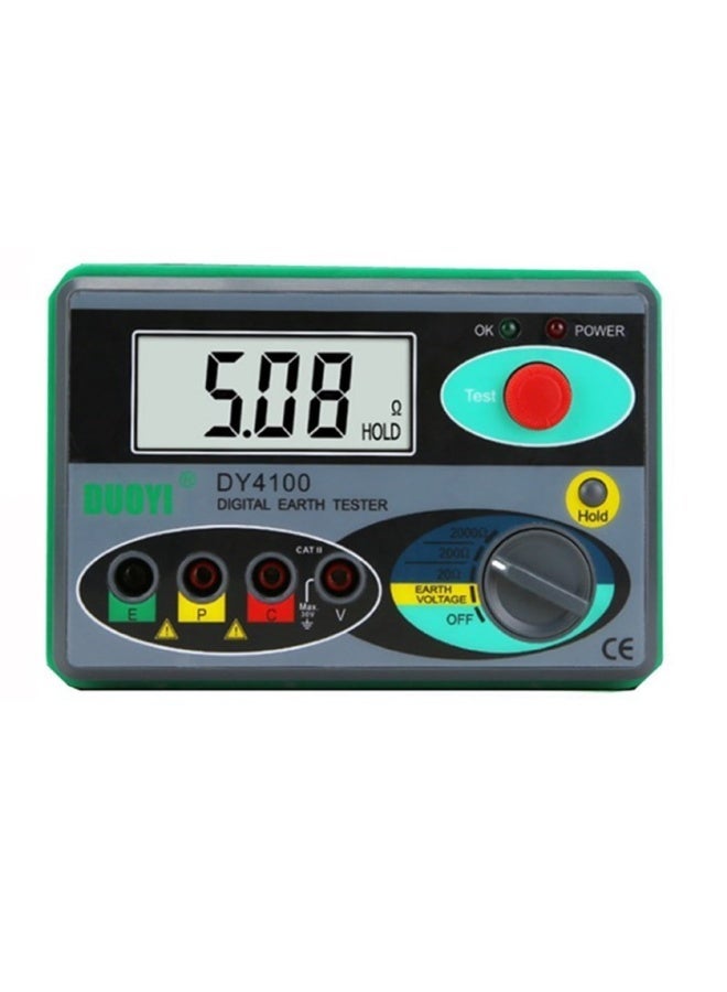 DUOYI م Tester المقاومة الأرضية الرقمية ميغرس حمايات مقياس مقاومة الأرض المقاومة الأرضية م Tester المقاومة الأرضية مقياس مقاومة الأرض أداة مقاومة الأرض ميغومتر - Image 2