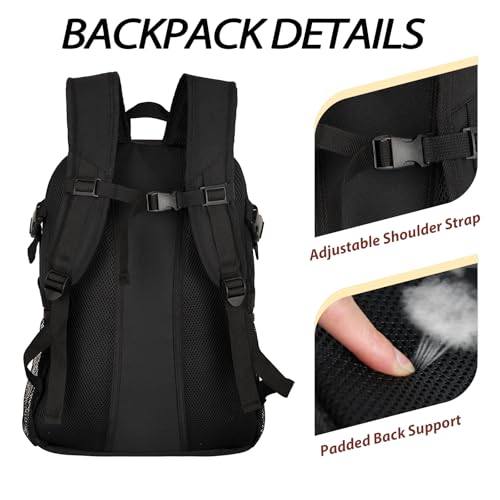 LARIPOP Basketball Bag,Basketball Backpack with Shoe Compartment and Ball Holder,Sport Bags for Soccer,Volleyball,Swim,Gym,Travel,School - Image 5