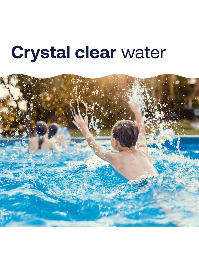 HTH HTH 42049 Pool Care 1" Chlorine Tabs, Swimming Pool Sanitizer with Added Clarifier - Eliminates Bacteria & Algae, Makes Water Clean & Crystal Clear, Sanitizes & Protects - Slow Dissolving, 1.5 lbs - Image 4