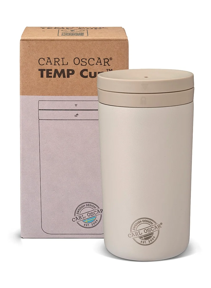 Carl Oscar  Twist n´ sip TEMP Cup™ - Greige  | Best Price UAE