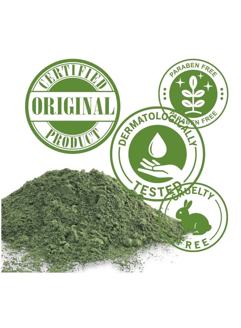 OGAILI Sidr Al Yeman Powder Natural Herbal Hair Cleanser Rejuvenates Hair follicle Stimulate Hair Growth Fights Fungus & Scalp Bacteria Control Hair Fall & Reduce Dandruff 180Ge - Image 2