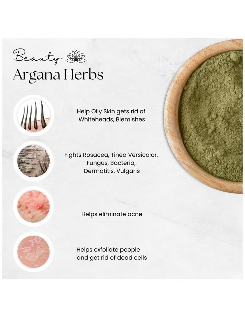 OGAILI Sidr Al Yeman Powder Natural Herbal Hair Cleanser Rejuvenates Hair follicle Stimulate Hair Growth Fights Fungus & Scalp Bacteria Control Hair Fall & Reduce Dandruff 180Ge - Image 5