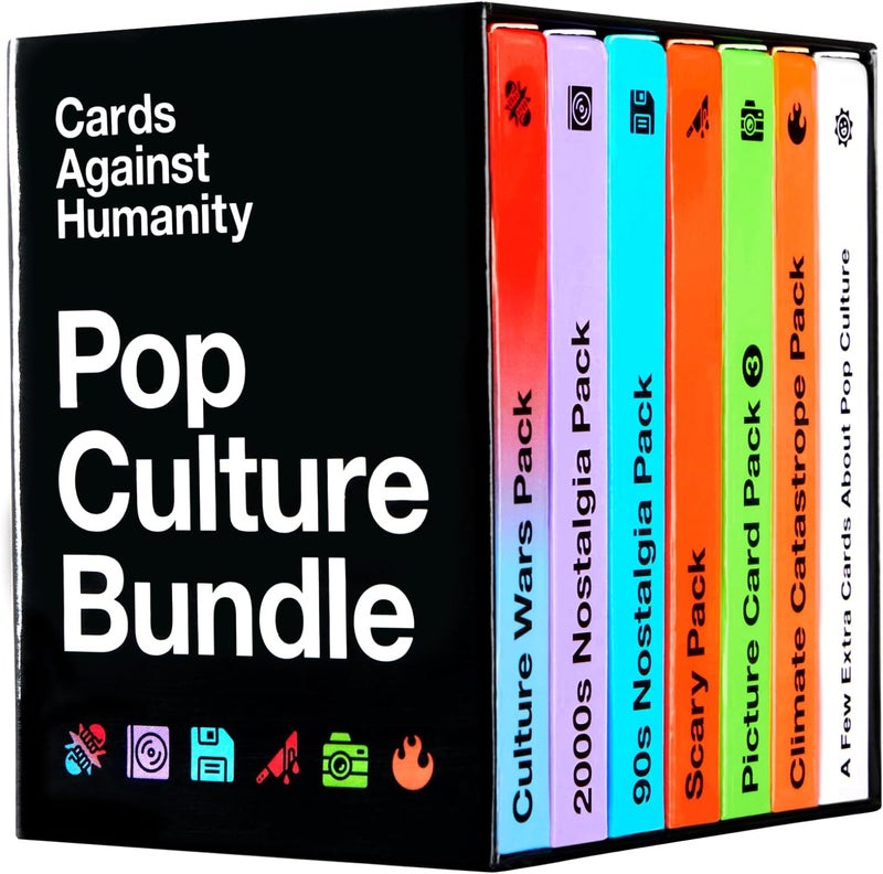 كاردس أجينست هيومانتي بطاقات ضد الإنسانية: حزمة الثقافة الشعبية • 6 حزم مواضيعية + 10 بطاقات جديدة • جديد لعام 2023! - Image 1