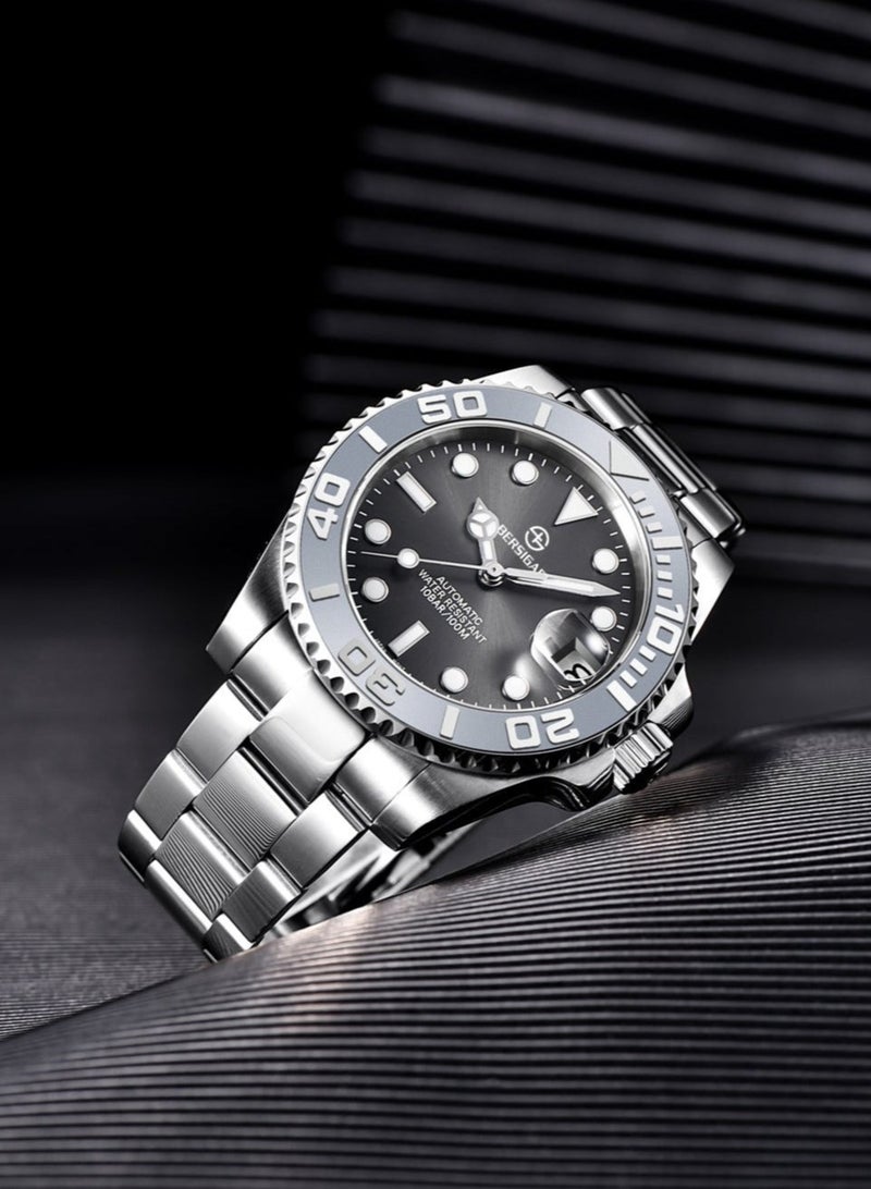 بيرسيجار ساعة Bersigar BG-1651 Luxaura Design أوتوماتيكية من الفولاذ المقاوم للصدأ ومقاومة للماء - Image 5