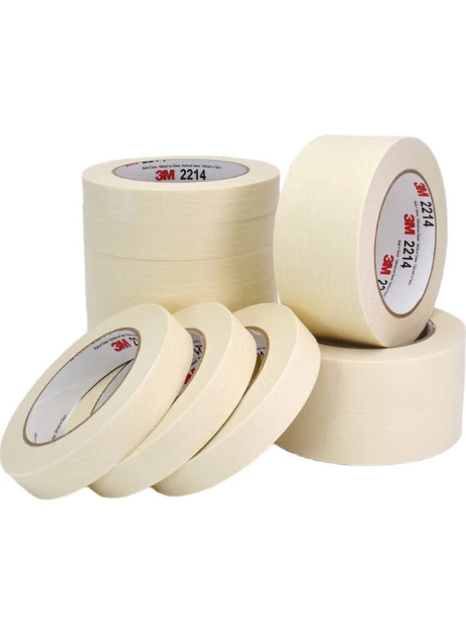 3M 3M Masking Tape For Art, Decoration, Painting Protection, Seamless Tape, Paint Color Separation, 2214 White, 30Mm*50M*0.085Mm - Image 1