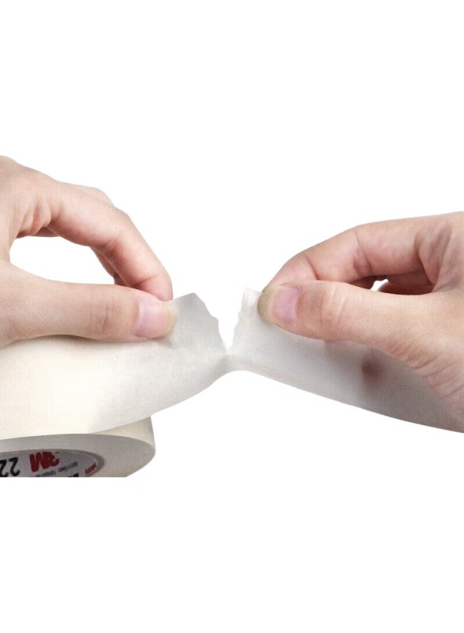 3M 3M Masking Tape For Art, Decoration, Painting Protection, Seamless Tape, Paint Color Separation, 2214 White, 30Mm*50M*0.085Mm - Image 2