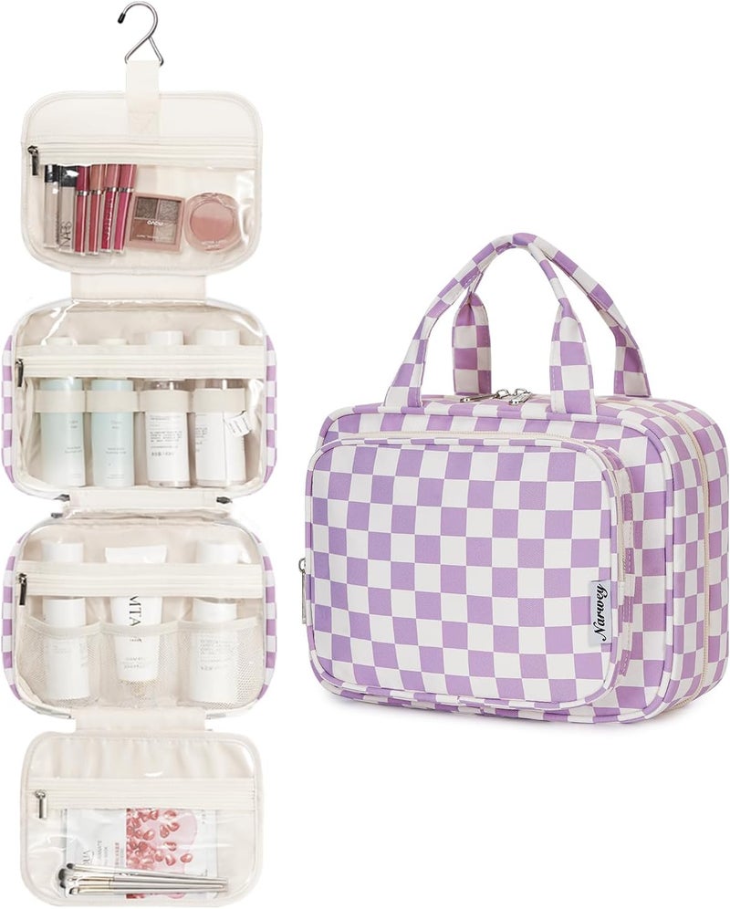 Narwey Travel Hanging Toiletry Bag Women Makeup Bag Organizer Toiletry Accessories Toiletry Bag - Image 2