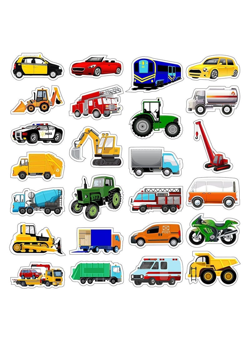 UP TO DATE Sticker car shapes t, 144 pieces of different adhesive stickers for cars to suit children and car lovers. - Image 1