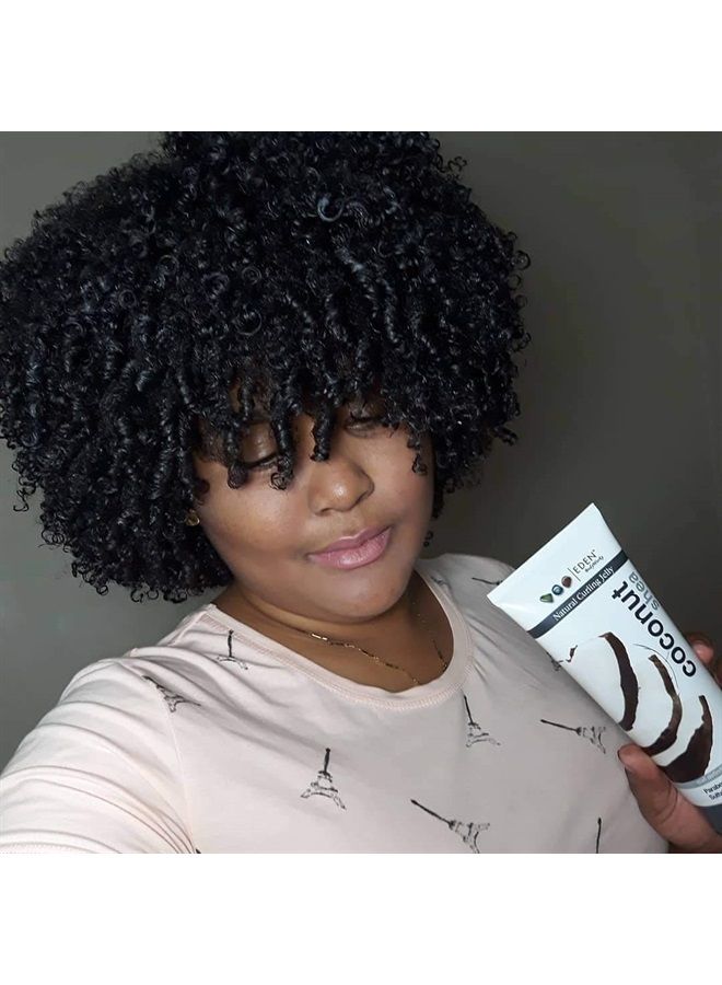 eden bodyworks Coconut Shea Curling Jelly | 8 oz | Define Curls with Medium Hold, Add Shine - Packaging May Vary - Image 3