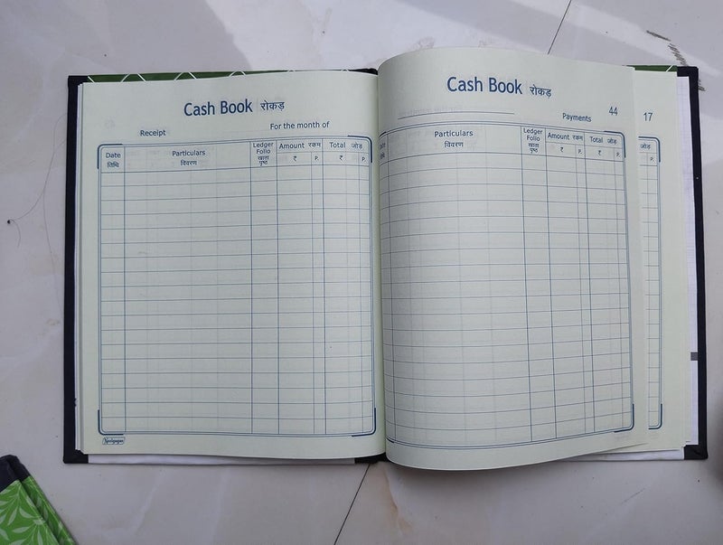 Peeplvalue Pack of 10 Cash Book Copy Size with Hard Binding Cover for Long Durability-(120 pages-19 X 15 CM) - Image 4