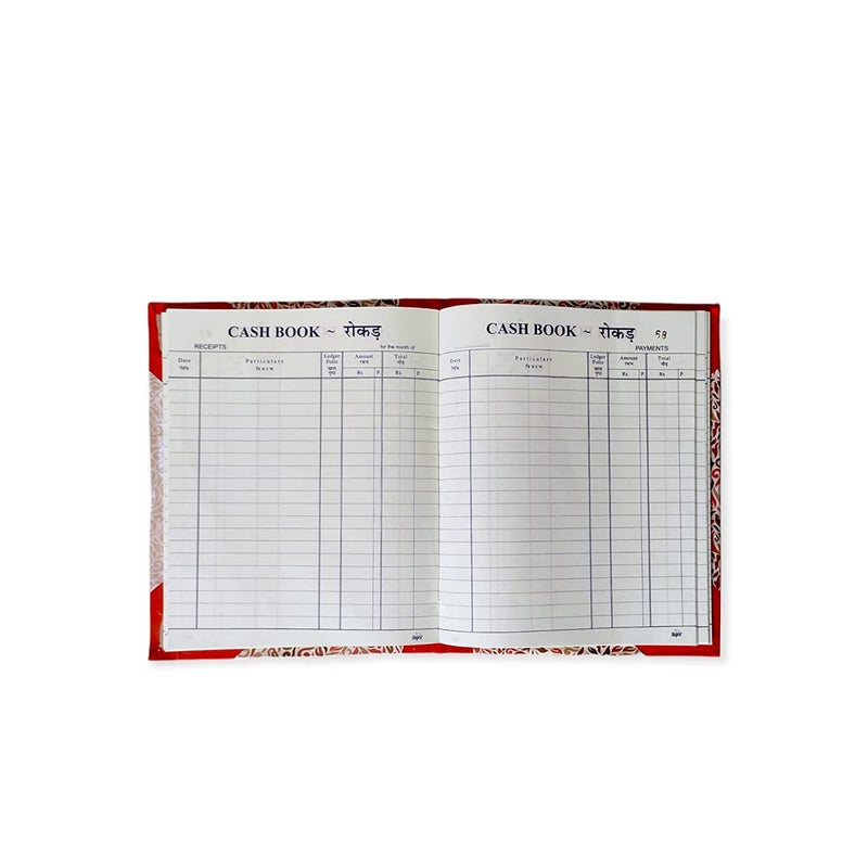 Peeplvalue Pack of 10 Cash Book Copy Size with Hard Binding Cover for Long Durability-(120 pages-19 X 15 CM) - Image 5