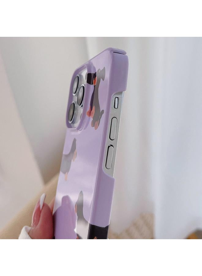 S-TOP Case For iPhone 14 Plus Painted Pattern PC Phone Case - Image 5