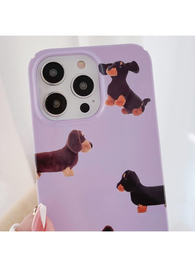 S-TOP Case For iPhone 14 Plus Painted Pattern PC Phone Case - Image 4