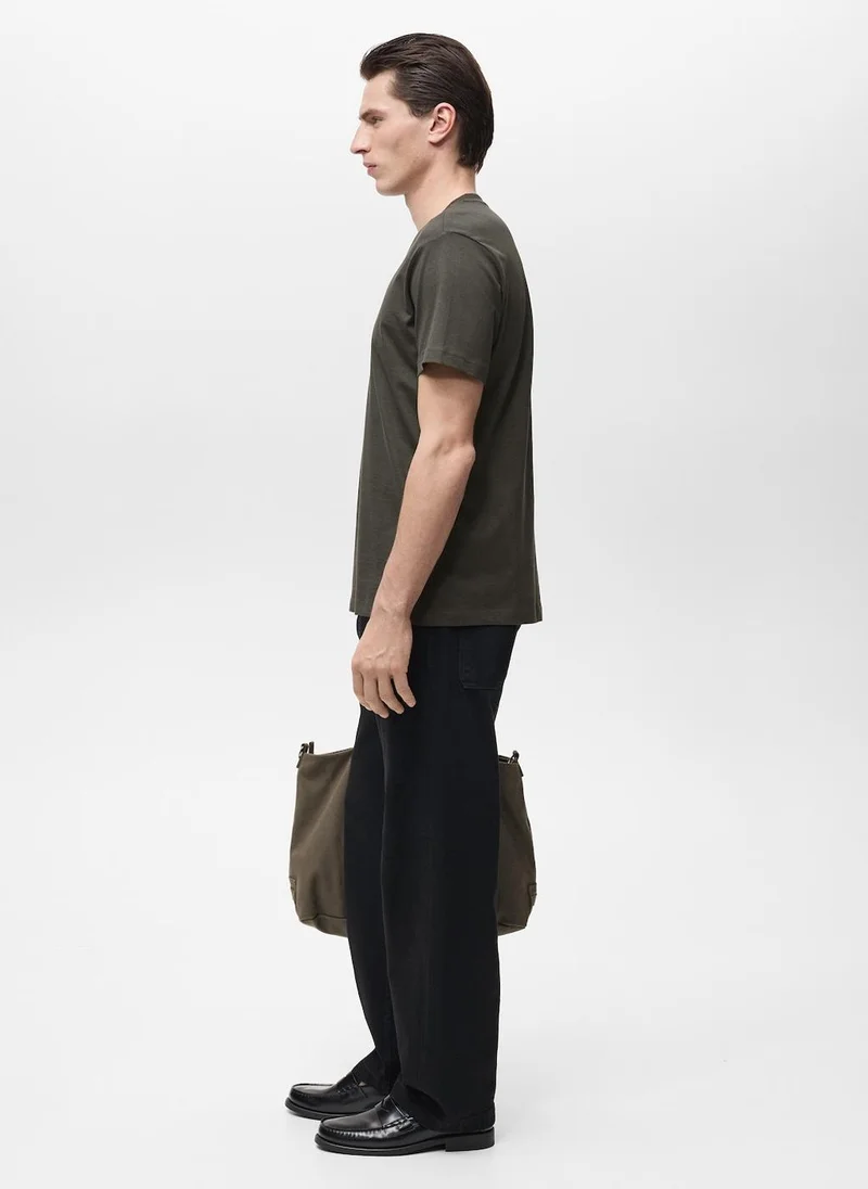Mango Man V-Neck T-Shirt
