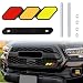 zougon TriColor Grille Badge Emblem Decoration Fit for Tacoma 4Runner Tundra Sequoia Rav4 Highlander Accessories Car Truck Label - Image 2