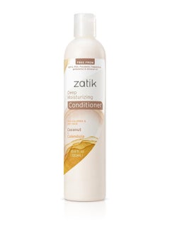 zatik Zatik Naturals  Deep Moisturizing Conditioner  Coconut  Calendula for Colored Dry damaged Hair Biodegradable pH Balanced Vegan FREE FROM EDTA PEG Parabens fragrances 108 fl oz 320ml 