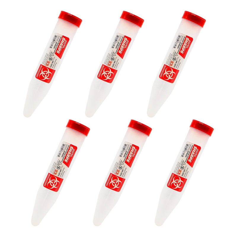 حاوية شاربس المحمولة من إيفر ريدي مع آلية قفل - 6 قطع