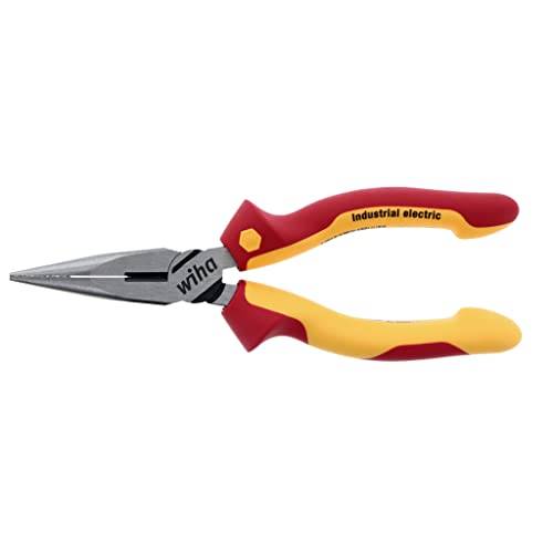Wiha 32926 6.3-Inch Insulated Industrial Long Nose Pliers - Image 1